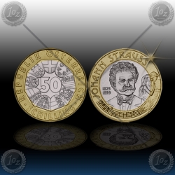 AVSTRIJA 50 Schilling 1999 "Johann Strauss"